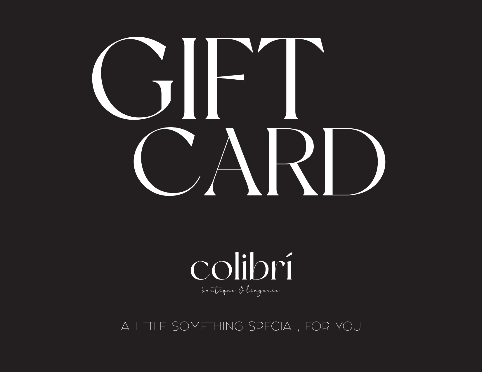 Colibrí Experience - Gift Card